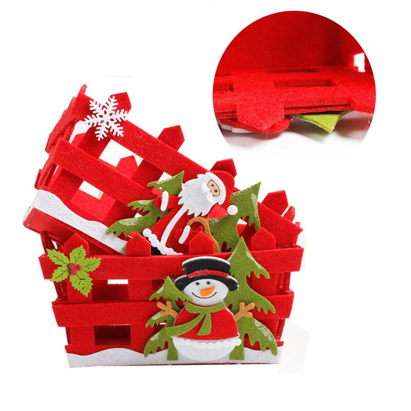 Eco Friendly Decorative Dárkový koš Vánoce Felt Basket